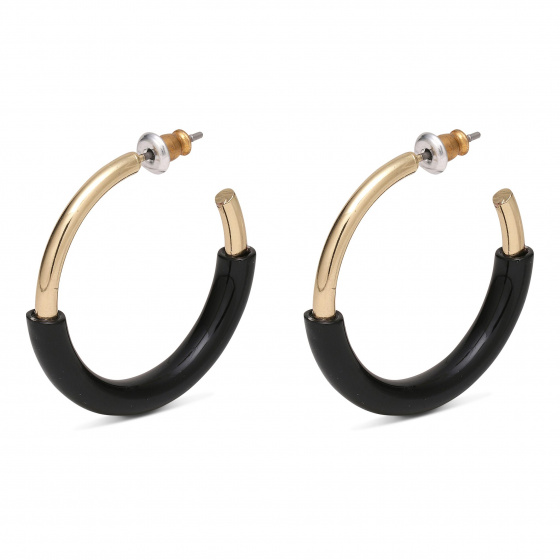 PILGRIM Earrings : Earrings : Gold Plated : Black - 261822123