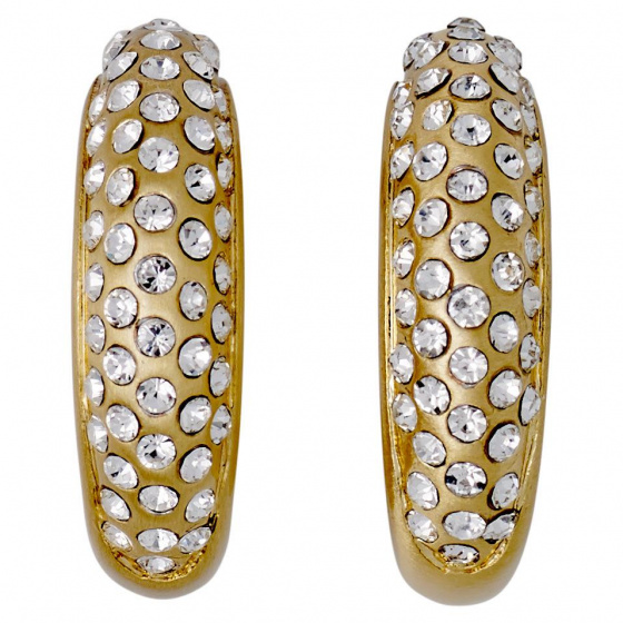 PILGRIM Earrings : Adey_PI : Gold Plated : Crystal - 601732093