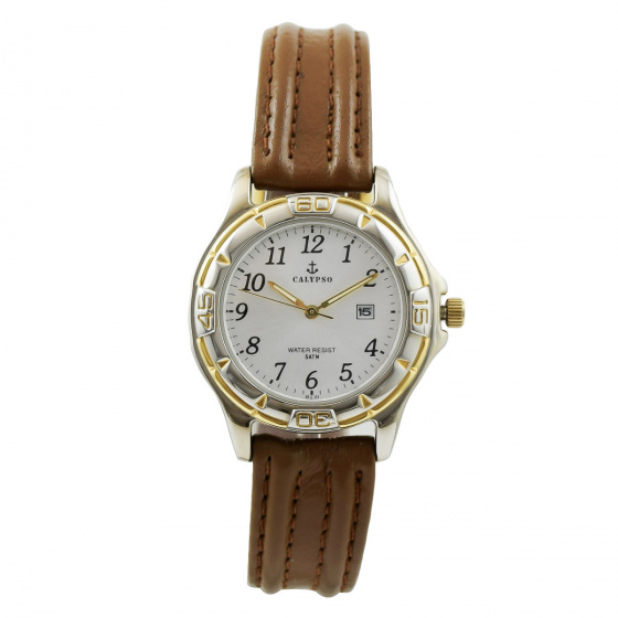CALYPSO Vintage Women Brown Leather Watch | CLPS0010