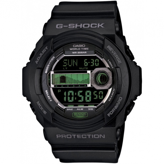 CASIO G-Shock Black Rubber Strap GLX-150CL-1ER