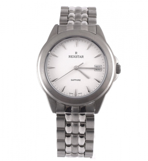 REXSTAR Sapphire Titanium Vintage Retro Minimal Bracelet Watch | RXST123