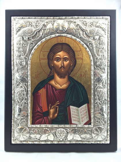Ασημένια Εικόνα "Ιησούς Χριστός" | slvic1